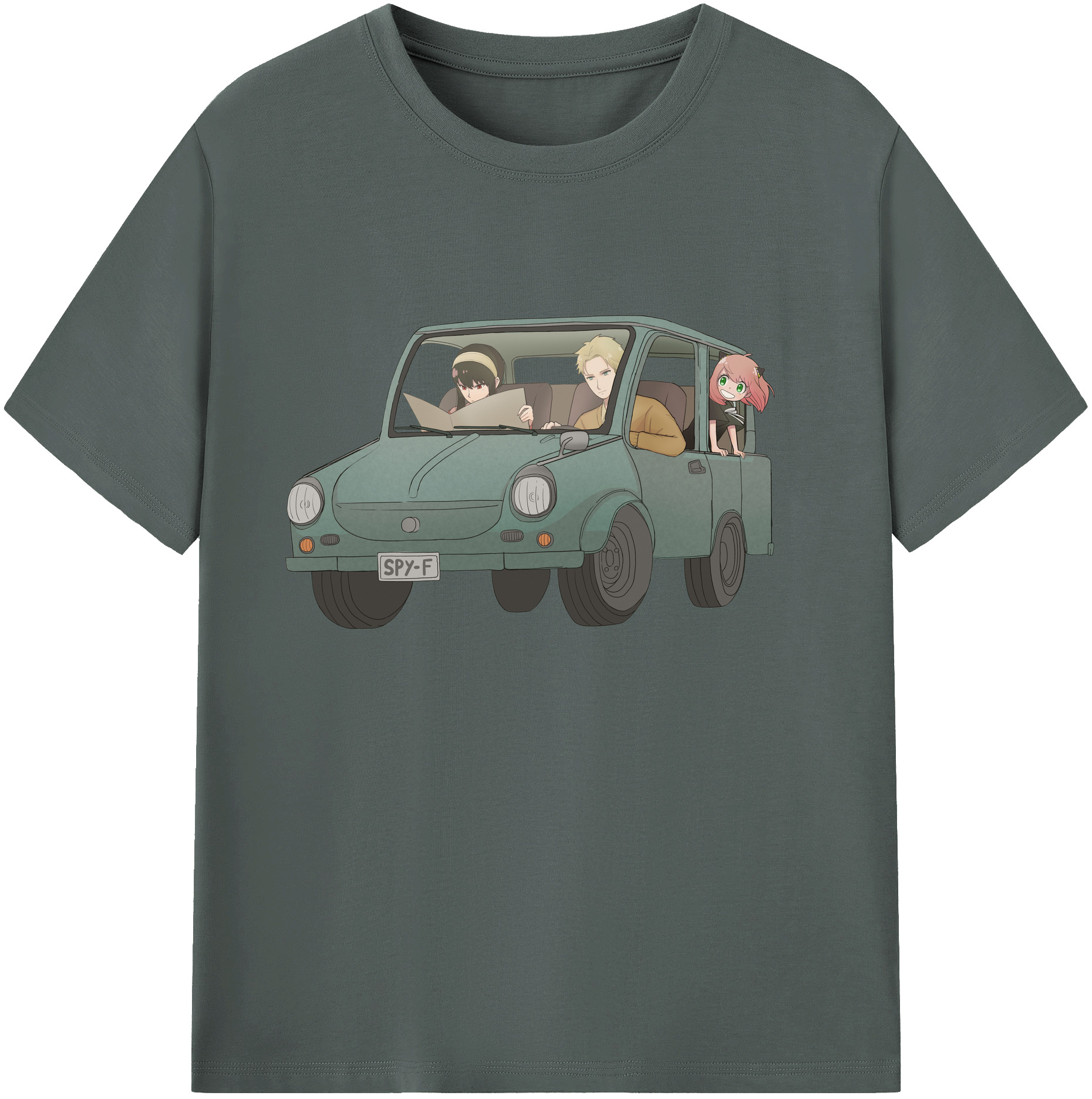 （画像用） SPY×FAMILY间谍家家酒 綿100％ メンズ半袖Tシャツ｜肌触りやわらか＆通気性